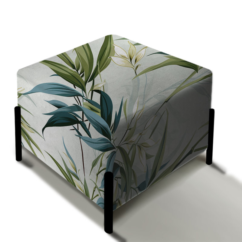 Repose-pieds tropical tropical en bambou Zen IV