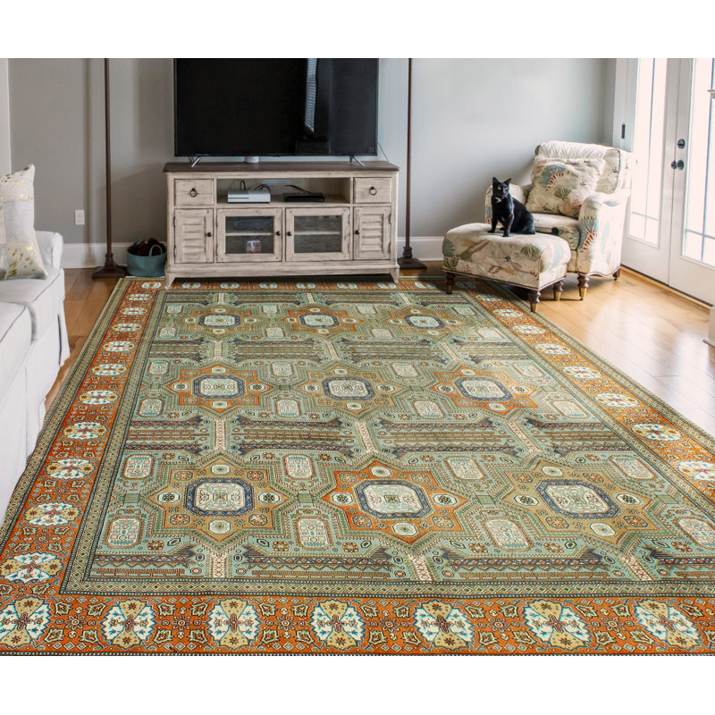 Tapis bleu Khylar