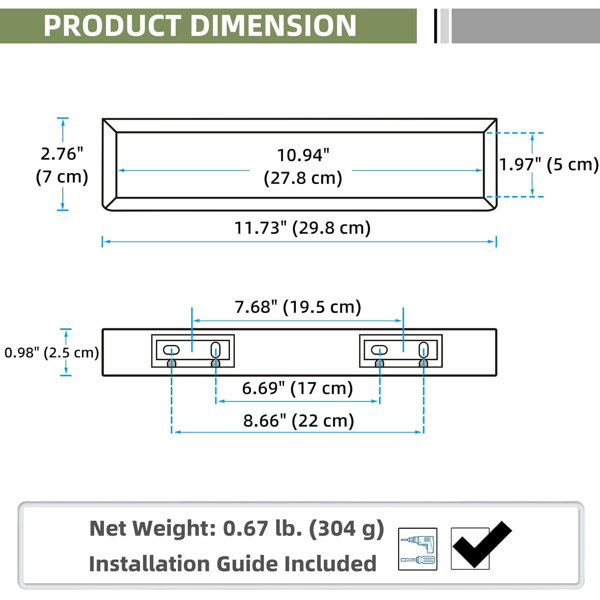 Product Dimensions