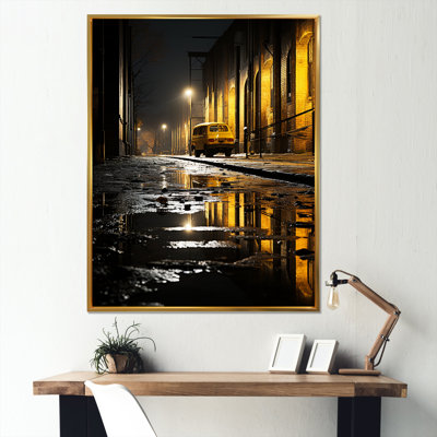 Nightly Silent Workshops Alley, reproduction d'art sur toile