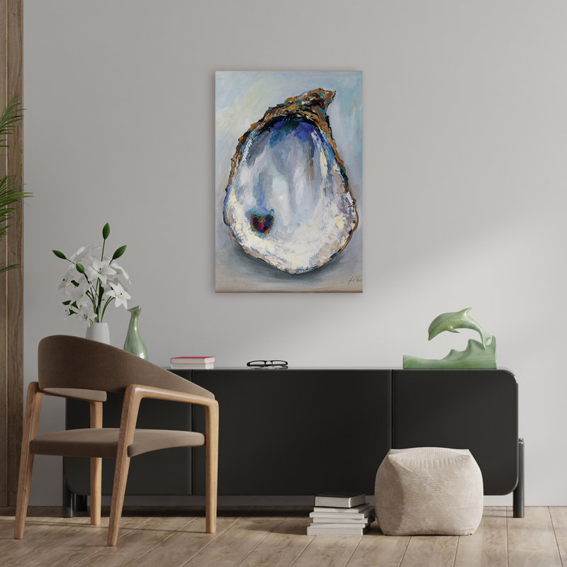 Amour d'huître contemporain et BCBG, H 36 po x l 24 po