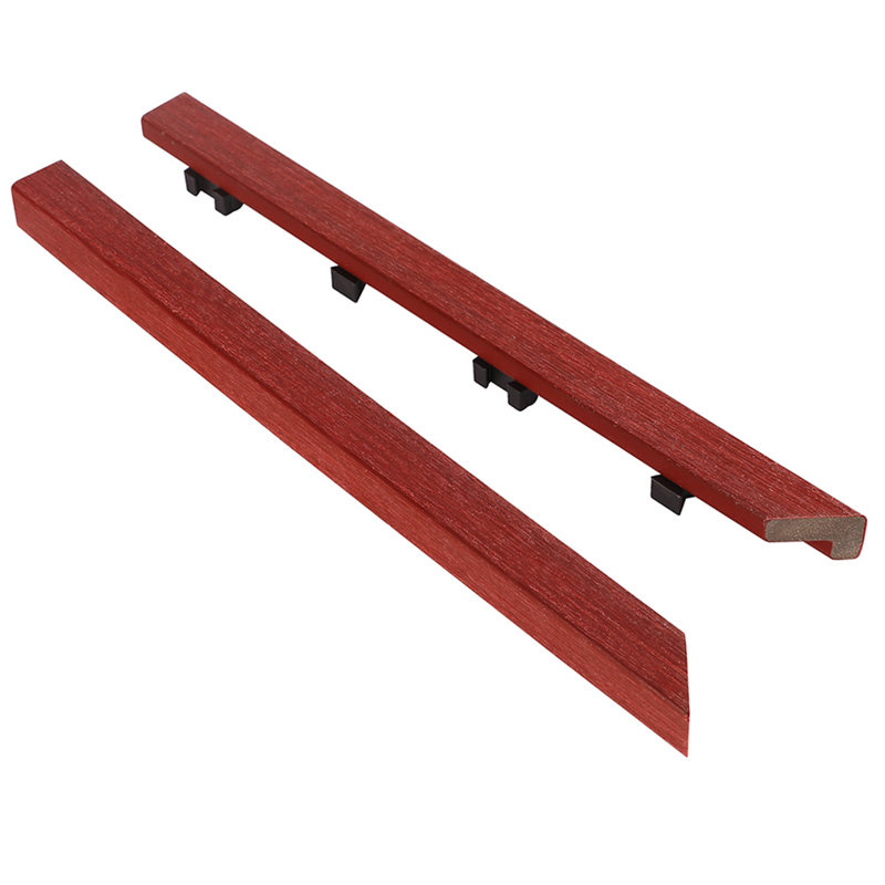Garniture de terrasse en coin 12 po x 1 po, Rouge suédois