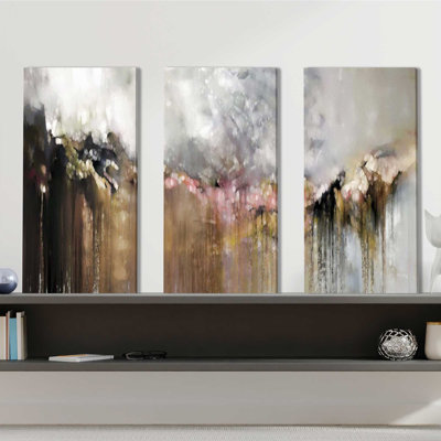 «Psalm 116: 8. As Tears Go By» par Mark Lawrence, ensemble de 3 impressions sur toile