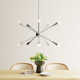 Addley 10 Light Metal Dimmable Sputnik Chandelier