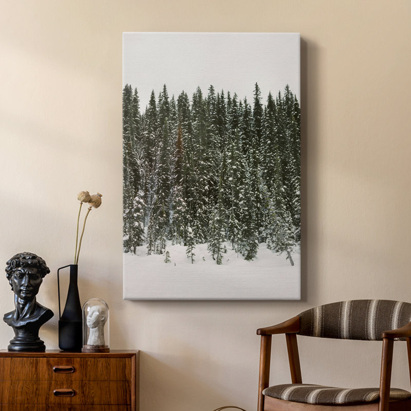 Christmas Tree Forest -Custom Wrapped Gallery Cavas, 48" H x 32" W