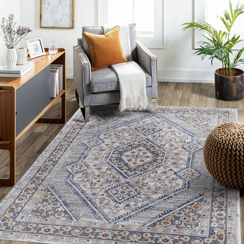 Indoor Rug, Stylish Area Rug For Living Room, Bedroom, Rectangle 5'3" x 7'6"