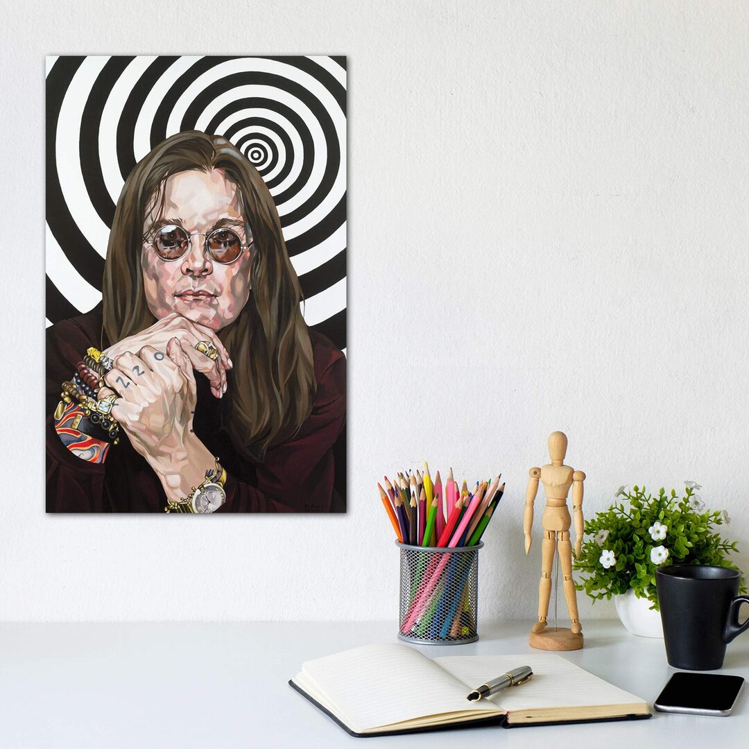 Leinwandbild - Gemälde „Ozzy Osbourne” von Jo Beer