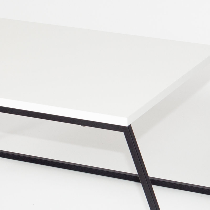 Aires Sled Coffee Table, White