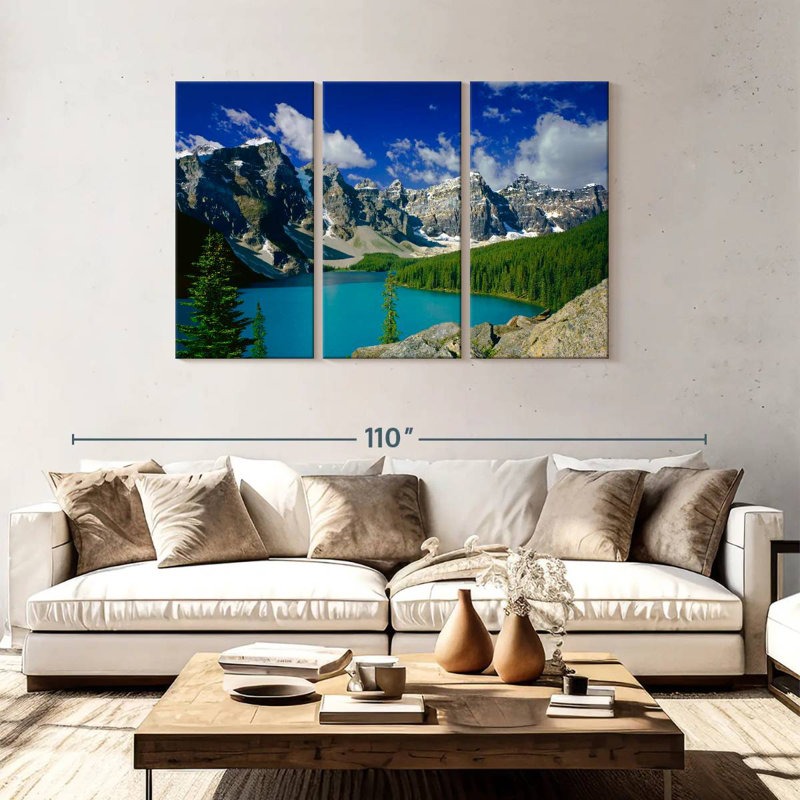 Alvord Enchanting Banff Landscape, H 48 po x l 74 po