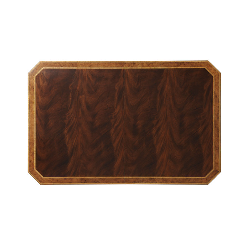 English Cabinet Maker Mahogany Wood Dining Table