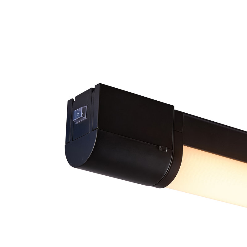 LED Flush Mounted Sconce, Black