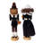 Kurt Adler 15-Inch Pilgrim Nutcrackers 2-Piece Set