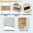 Kitchen Island With Extendable Dining Table, Double-sided Storage, 2 Drawers, Power Outlet And Side Open Shelves