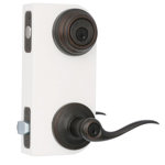 Complete Tustin Entry Lever Set with Single Cylinder Deadbolt