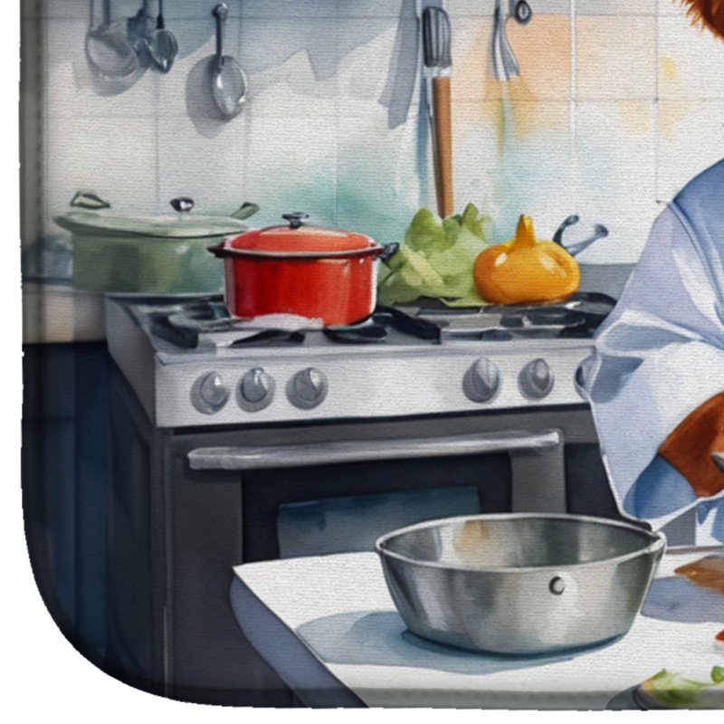 Tapis de séchage Nova Nova Duck Tolling Retriever The Chef