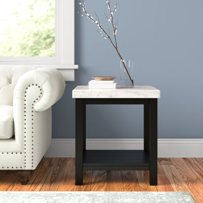 Benniton Marble Top End Table