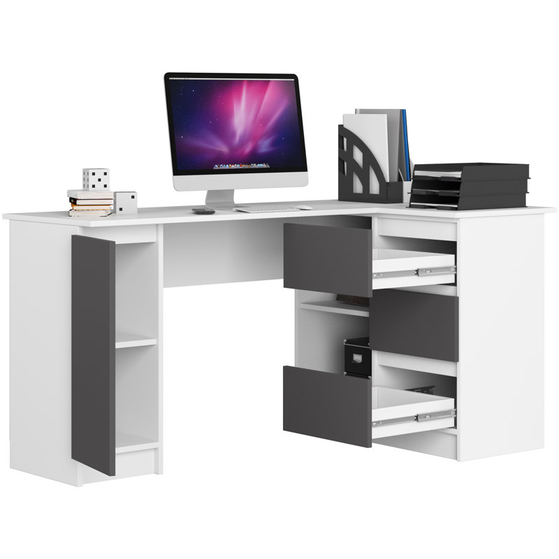 Sohib L-Shaped Desk, Right