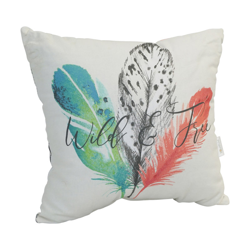 Outdoor Reversible Throw Pillow