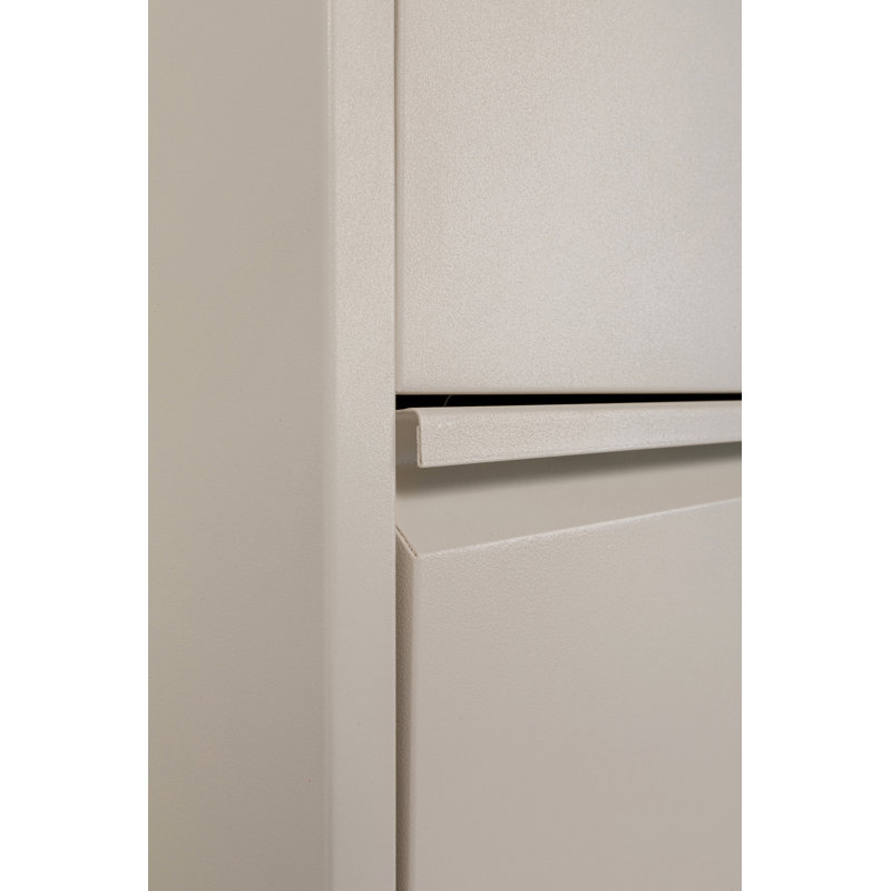 Caruso Shoe Cabinet for 10 pairs of shoes, Cream
