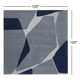 Sean Abstract Handmade Tufted Wool Light Blue/Navy/Light Slate Area Rug