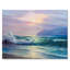 «Beautiful Green Ocean Sunset And Waves», reproduction sur toile flottante-1333833006-1333832999