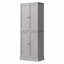 Armoire de cuisine et salle à manger autoportante de style campagnard moderne, avec étagères réglables et rangement dissimulé, dotée de porte-étagères, idéale pour les cuisines et les salles à manger.-1036033051
