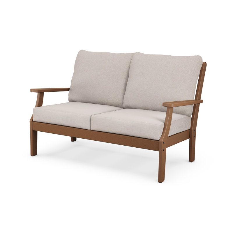 Yacht Club Deep Seating Loveseat, Tree House, Dune Burlap Revolution®