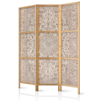 171cm H Solid Wood Folding Room Divider