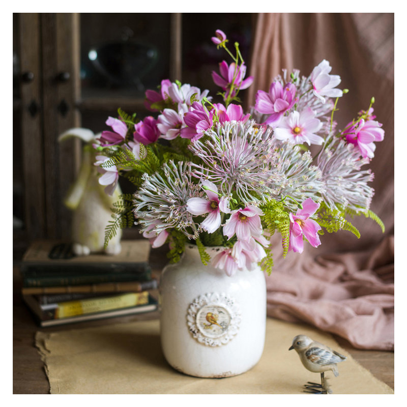 Arrangement de bouquet en cascade artificiel