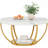 31.7" Modern Round 2 Tier Coffee Table
