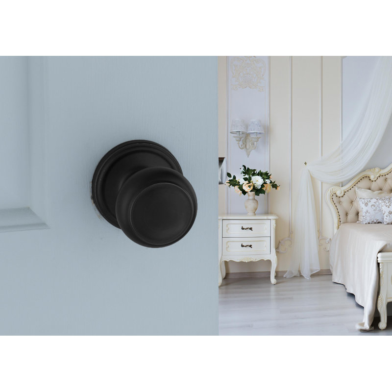 Colonial 2.7'' Diameter Single Dummy Round Knob, Black