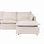 Canapé modulaire 93,31 "pour salon, canapé moderne en L avec repose-pieds mobile, ensemble de canapé 4 places pour appartement, bureau.