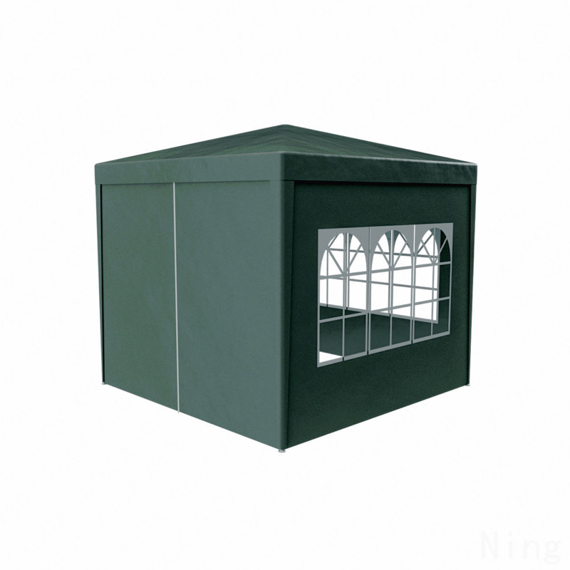 10X10FT Gazebo, For Party Use With Removable Sidewalls (Green), Green