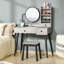 Dressing Table with Mirror and Drawers