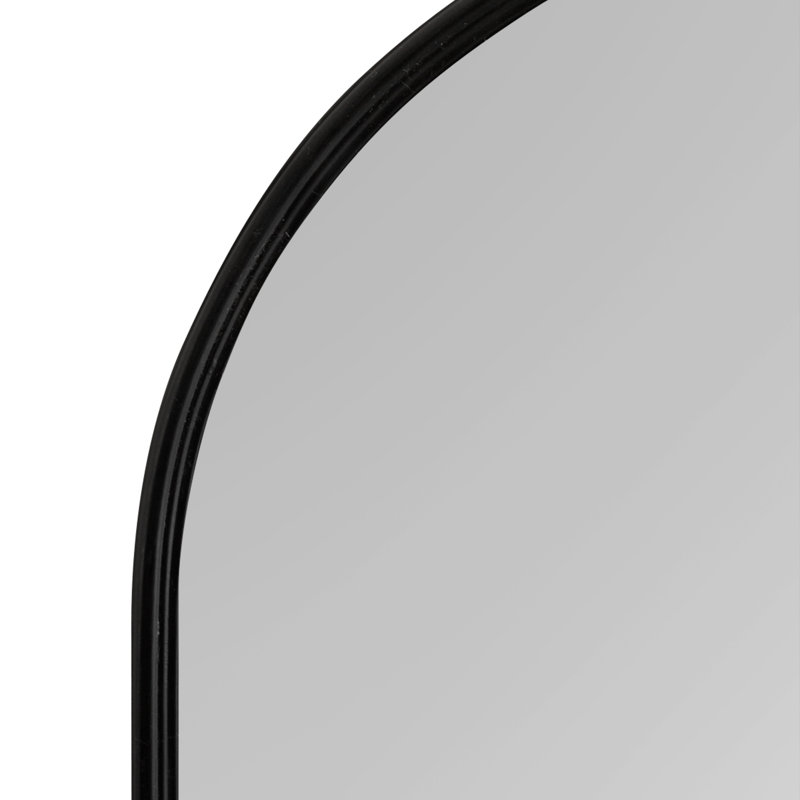 Jodyne Accent Mirror, 47.25" x 15.75", Black