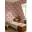 Papier peint licorne amovible rétro rose-627957953