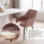 Chenille Fabric Dining Chair-667873212