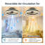 Ventilateur de plafond avec lumière encastrée Quiet-2074319807