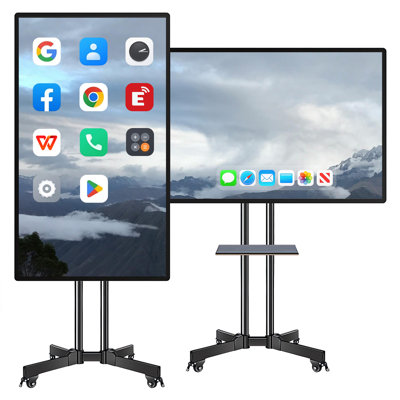 Tableau blanc numérique JYXCN 49 pouces, écran tactile intelligent de 1 080p pour enseigner, présenter et organiser des réunions