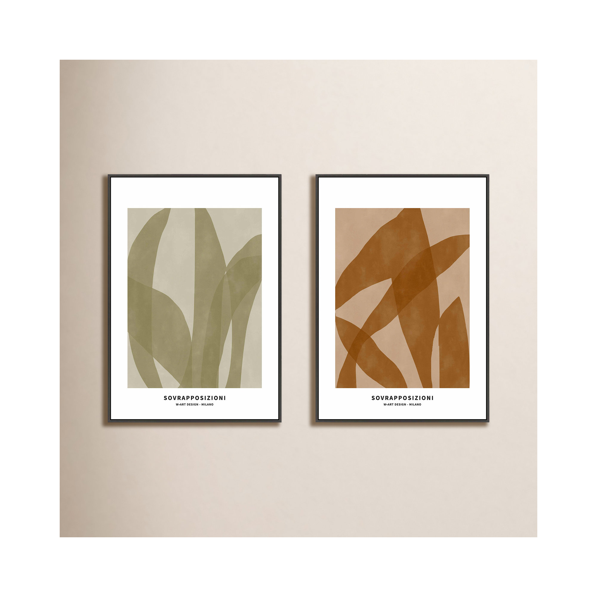 Marine Flora 3 And 4, 30" H x 21" W x 1.25" D, Black