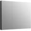Maxstow Surface Mount Frameless Medicine Cabinet with 3 Fixed Shelves-1883995430