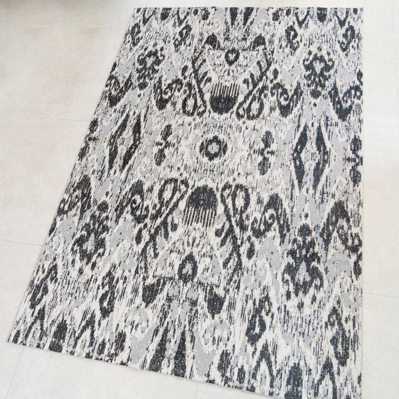 Fielding Ikat Area Rug, Rectangle 75 x 150cm