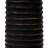 Round Hand-Carved Mango Wood Ribbed Candle Holder-1870387337