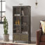 Armoire en métal avec 2 tablettes et 4 portes