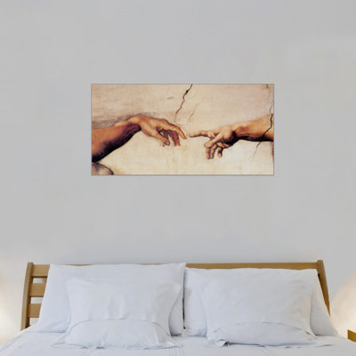 La Creazione Di Adamo by Michelangelo - Single Picture Frame Painting on MDF