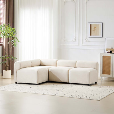 Canapé modulaire en L 83 po 4 pièces 83 po pour salon