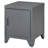 Versatile Industrial Side Table With Lockable Door And Adjustable Shelf For Home Spaces