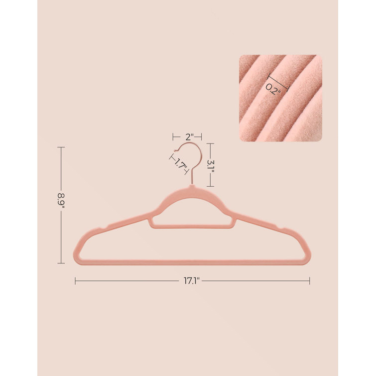 Rebrilliant Marcelia Velvet Non-Slip Standard Hanger for Dress