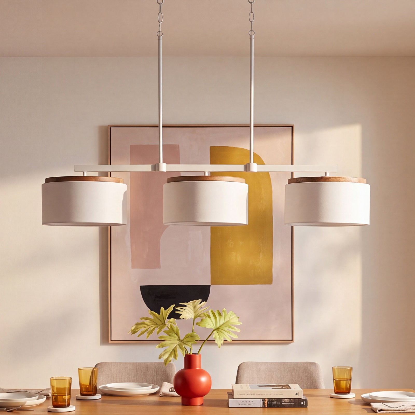 Donal 3 - Light Dimmable Kitchen Island Chandelier