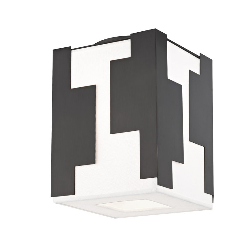 Plafonnier encastré 1 lumière 4 po Acadia, Bronze vieilli